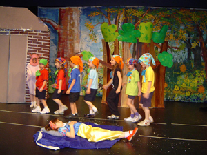 Kids Performing Play
